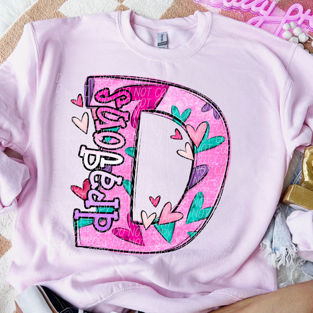 Valentine's Day Mascots DTF Print