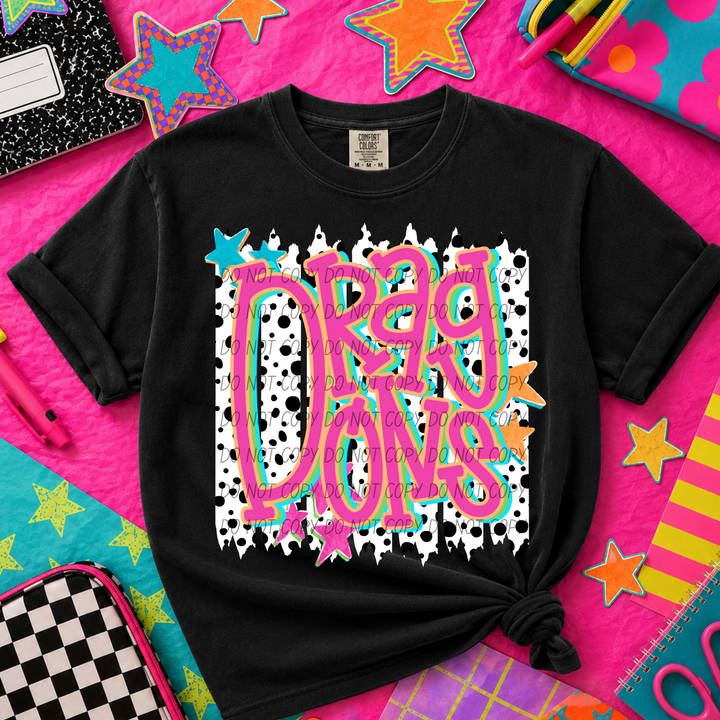 Lotty Dotty Mascots DTF Print