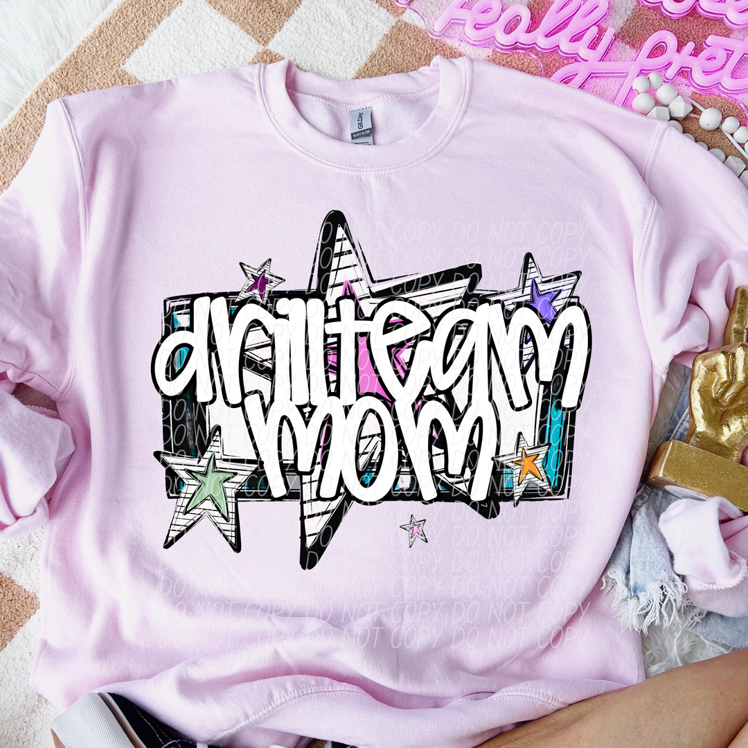 Bright Stars Sports Mom DTF Print