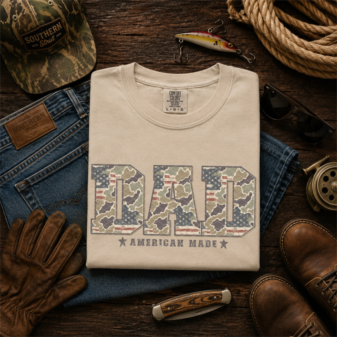 Camo Patriotic Men Collection DTF Print