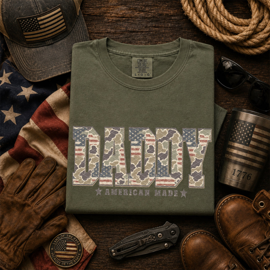 Camo Patriotic Men Collection DTF Print