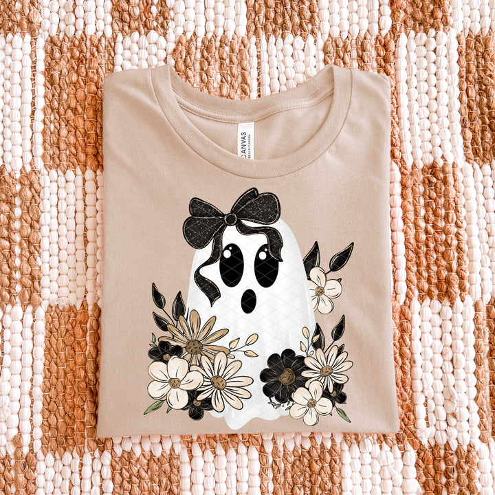 Dark Floral Ghostie DTF Print