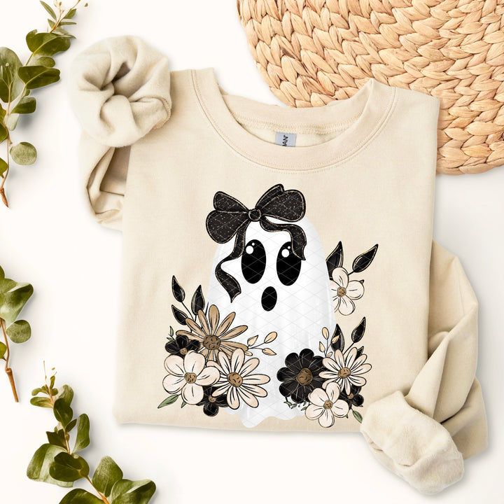 Dark Floral Ghostie DTF Print