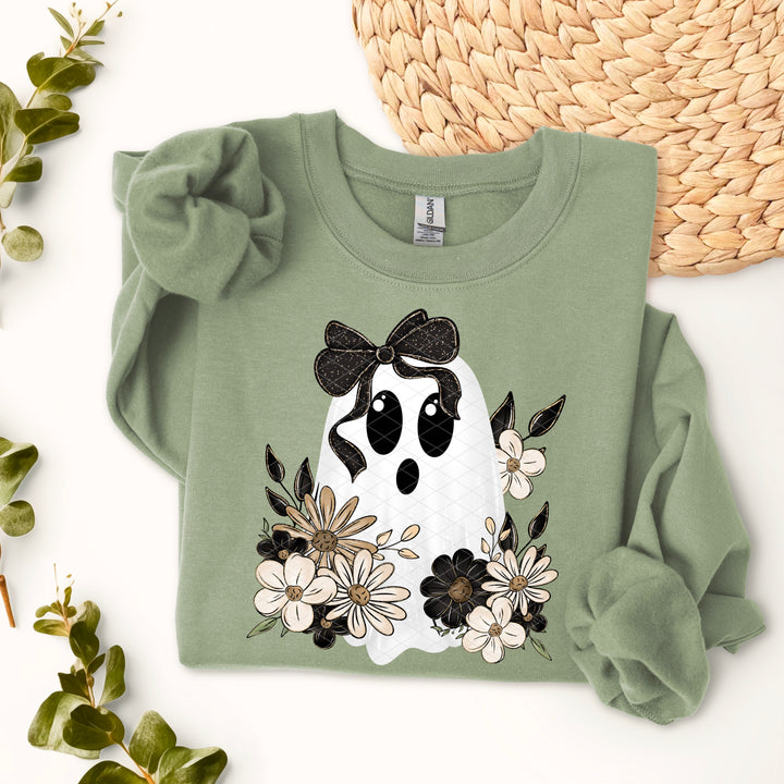 Dark Floral Ghostie DTF Print