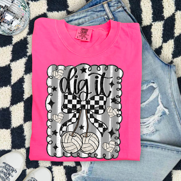 Dig It Cherries DTF Print