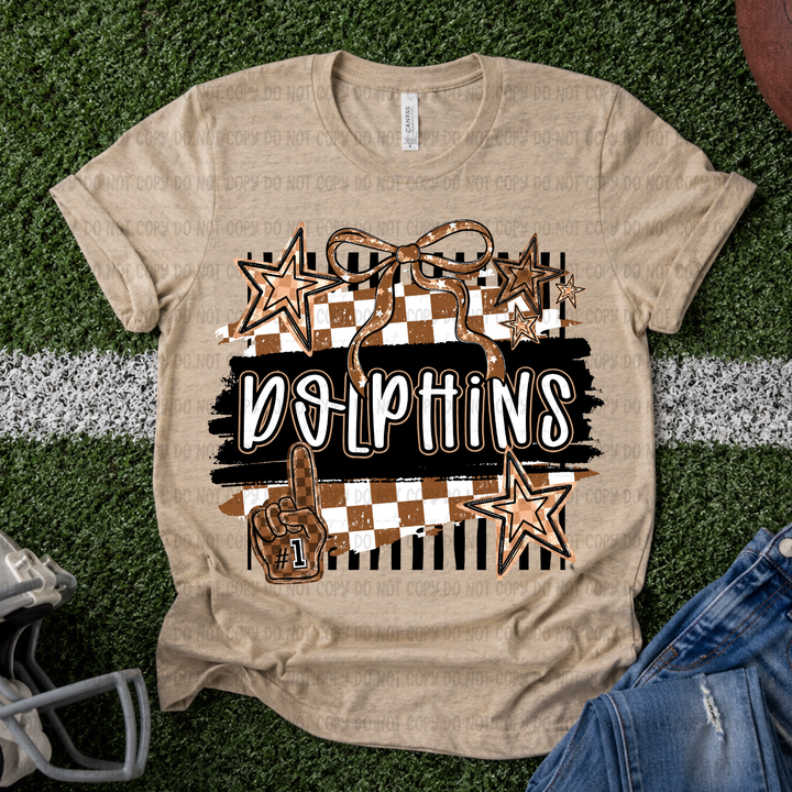Gold Mascots DTF Print