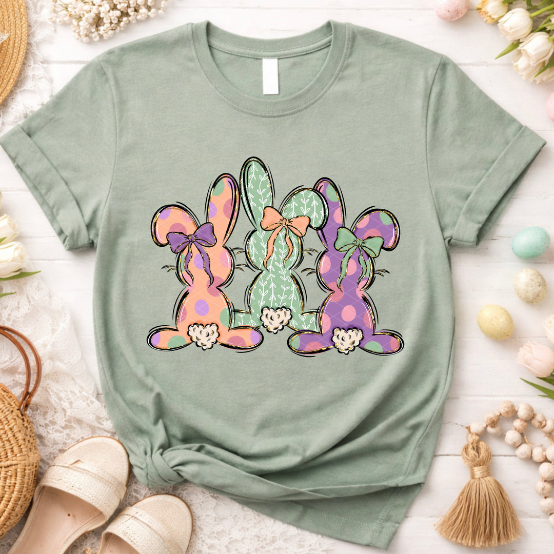 Doodle Bunnies DTF Print