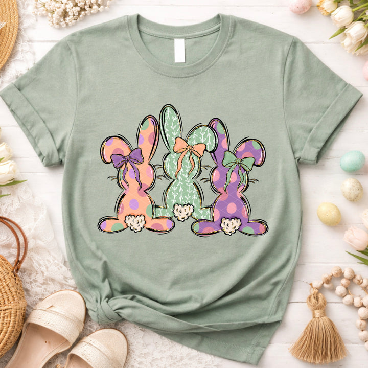 Doodle Bunnies DTF Print