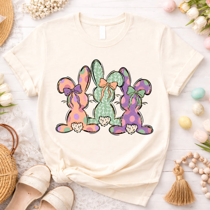 Doodle Bunnies DTF Print