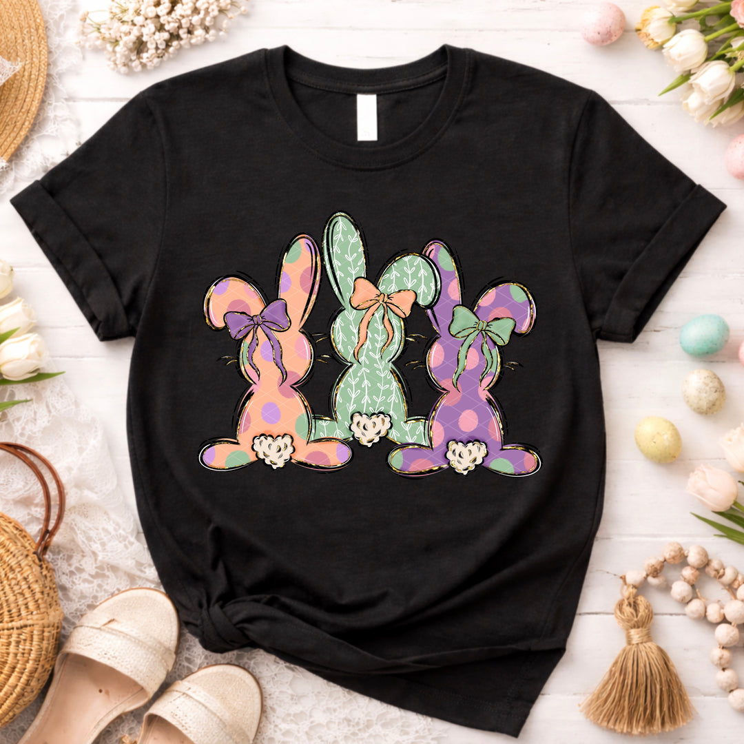 Doodle Bunnies DTF Print