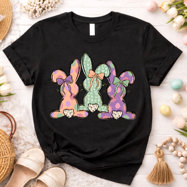 Doodle Bunnies DTF Print