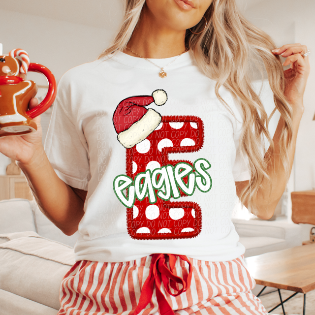 Christmas School Spirit DTF Print