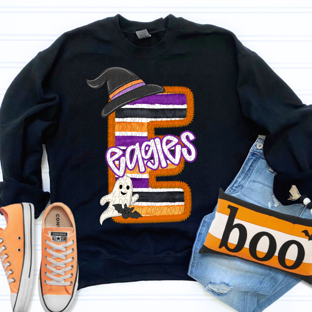 Halloween Striped Mascots DTF Print