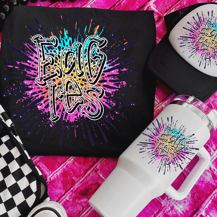 Color Splash Mascots DTF Print