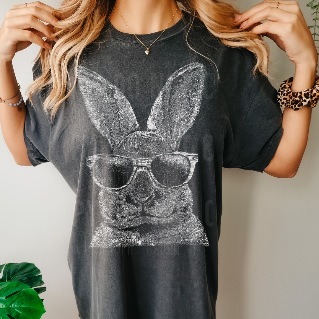 Easter Bunny Sketch DTF Print