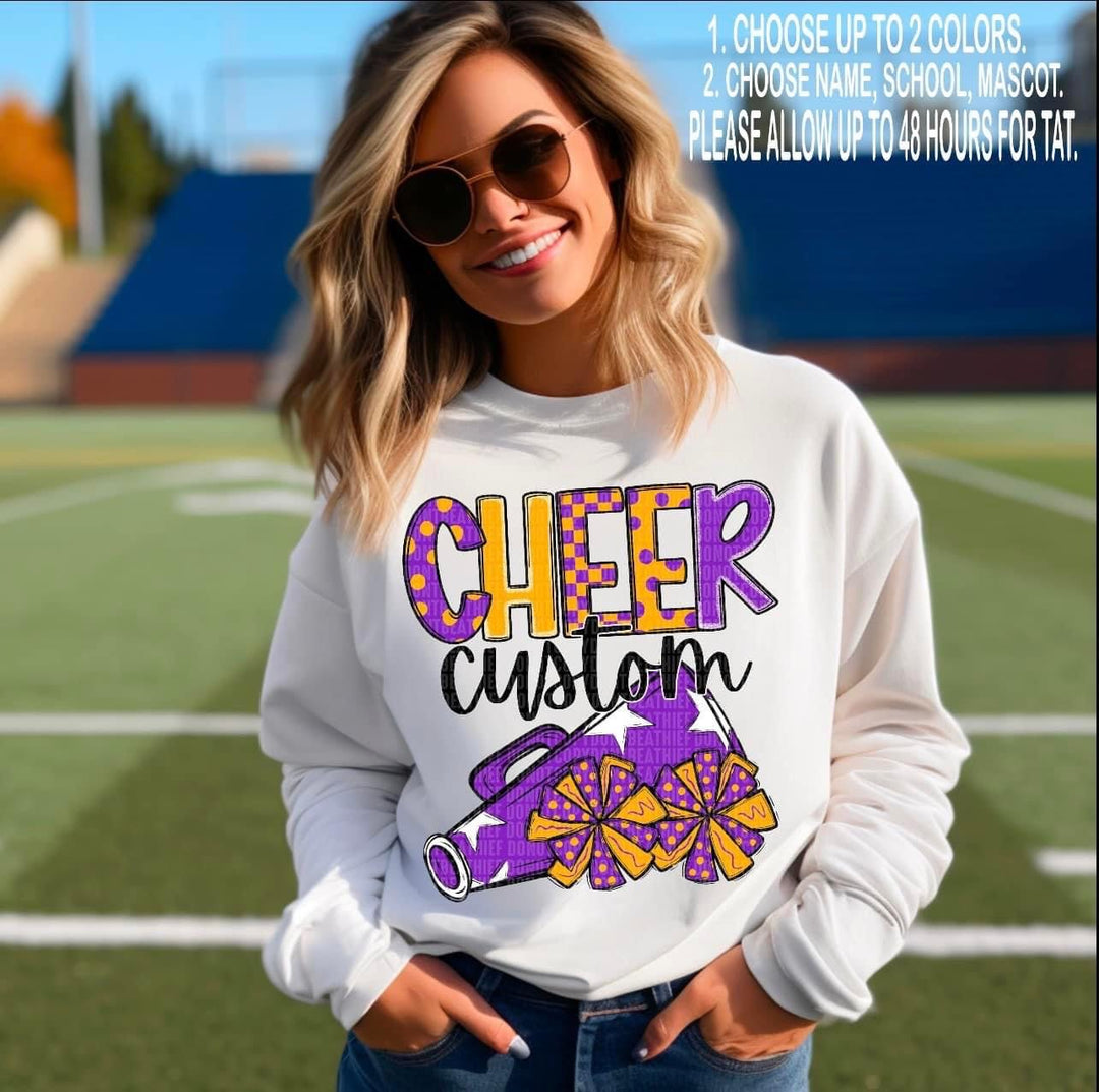 Cheer Doodle Custom Digital Creation/Mockup Fee ONLY - No Prints - No Digitals