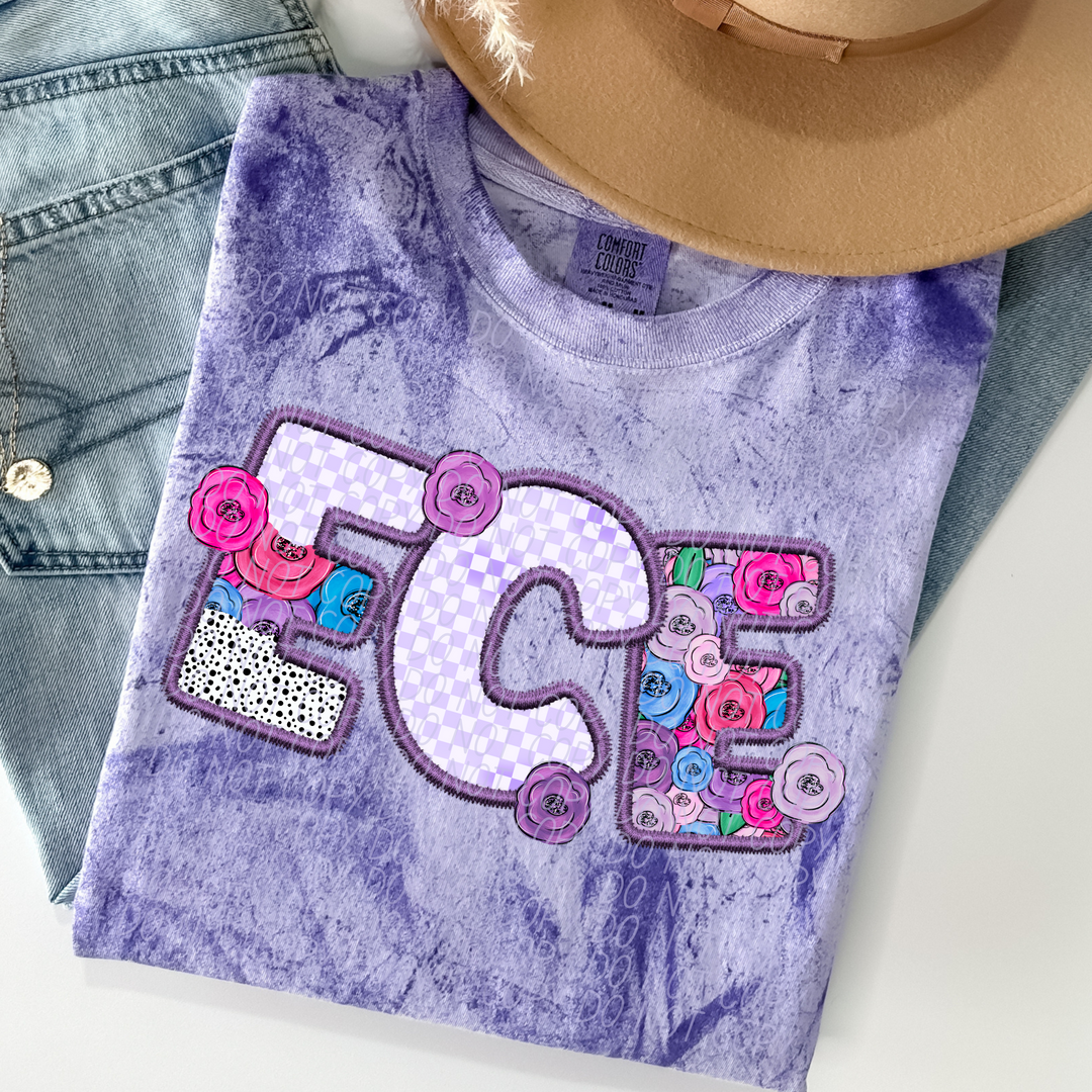 Pretty In Purple School Careers DTF Print