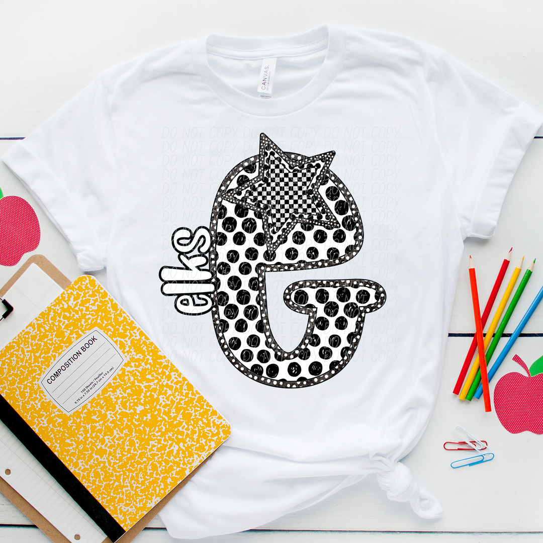 Polka Dot Mascots Youth DTF Print
