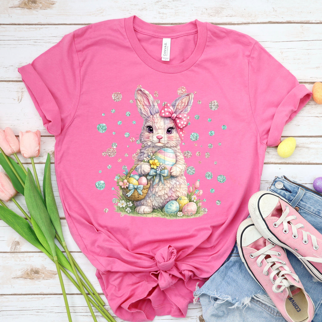 Easter Bunny Pastel DTF Print