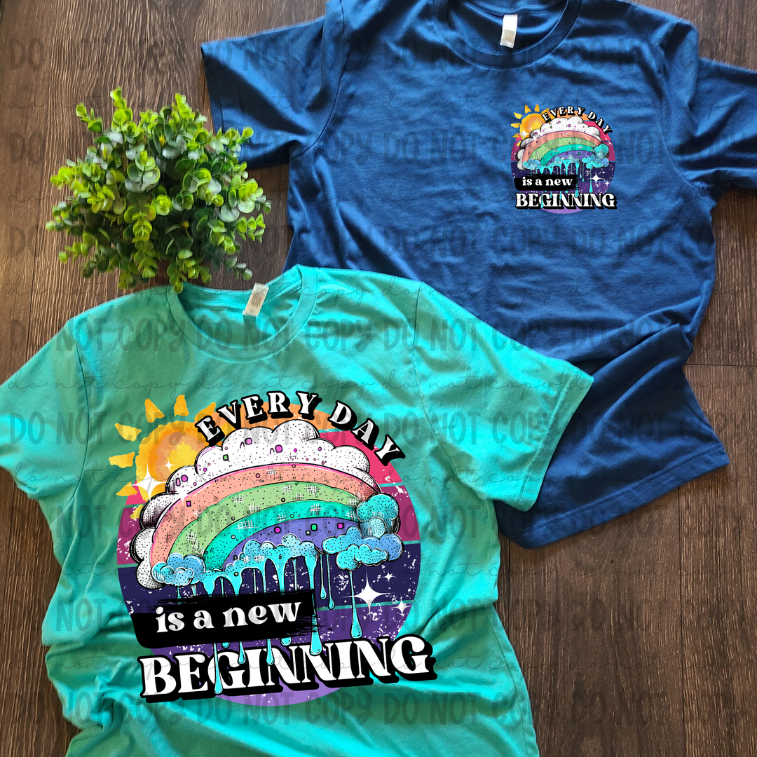 Everyday is a New Beginning Set DTF Print