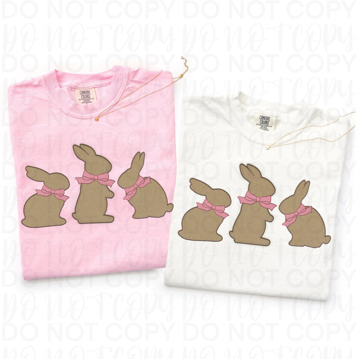 Burlap Bunnies DTF Print