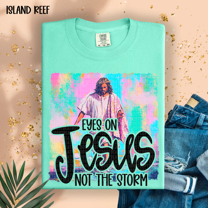 Eyes On Jesus DTF Print
