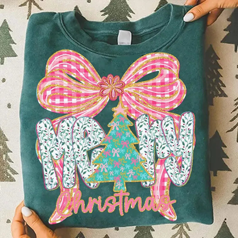 Merry Christmas DTF Print