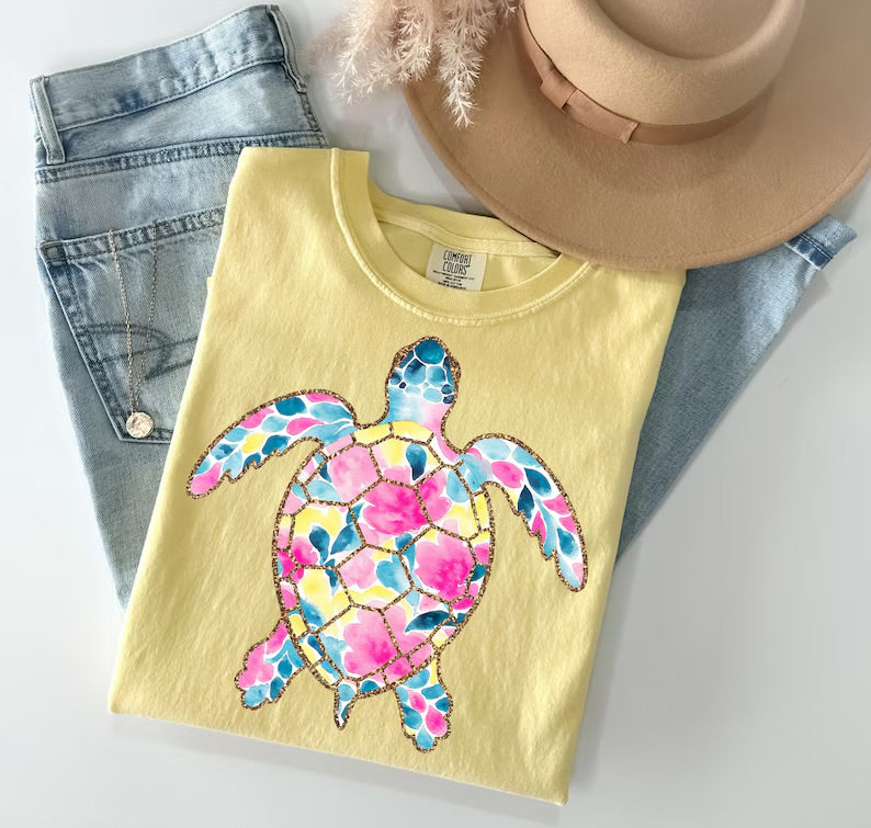 Sea Turtle DTF Print
