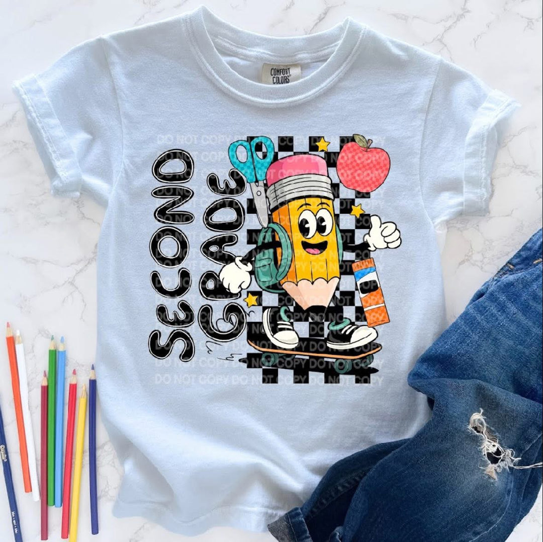 Off To School Grade Levels DTF Print