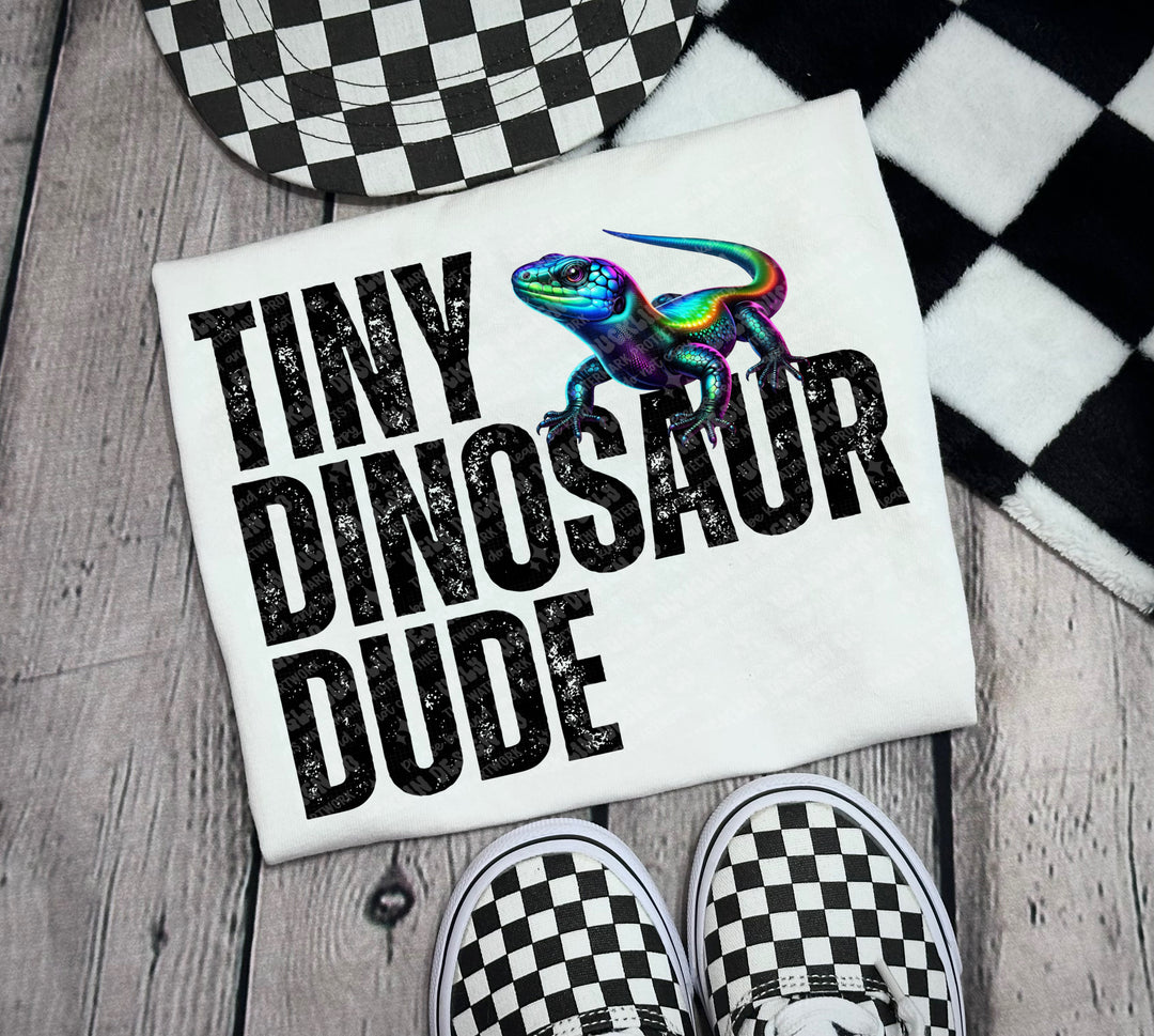 Tiny Dinosaur Dude DTF Print