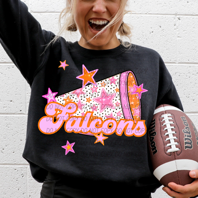 Pink Cheer DTF Print