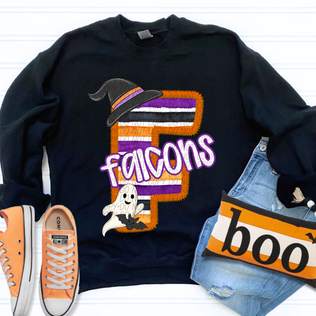 Halloween Striped Mascots DTF Print