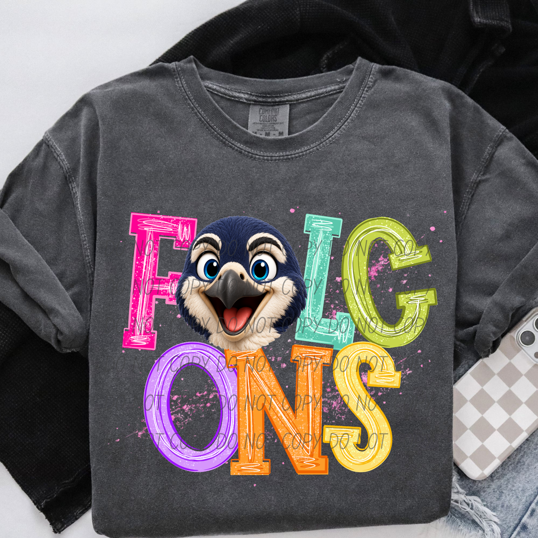 Happy Little Mascots DTF Print