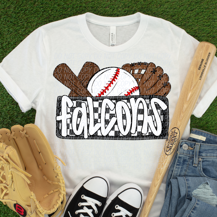 Baseball Mascots DTF Print