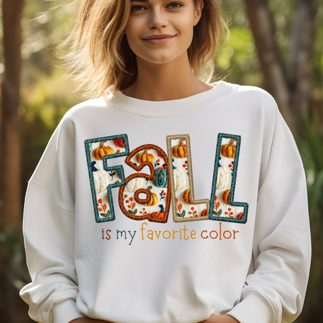 Fall Is My Favorite Color DTF Print