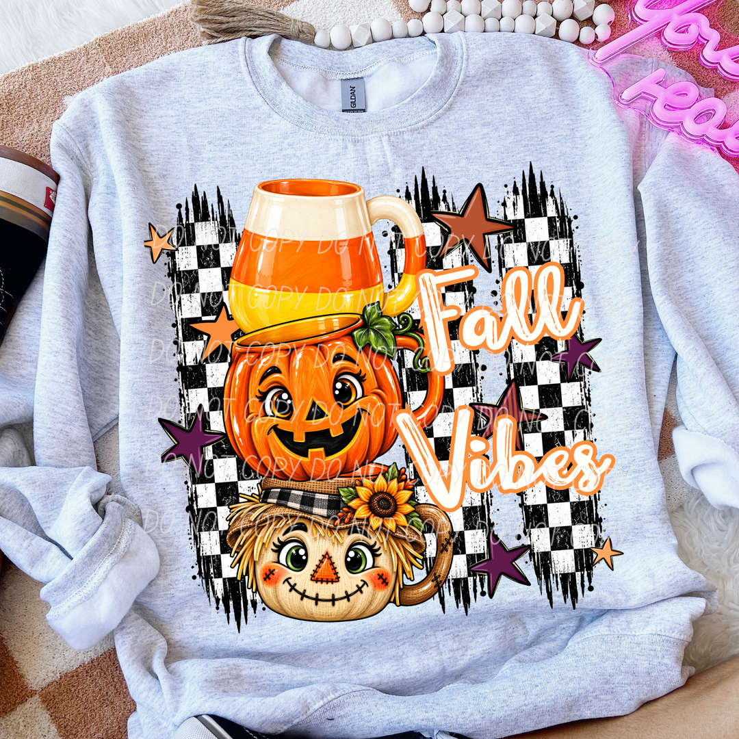 Fall Vibes Mugs DTF Print