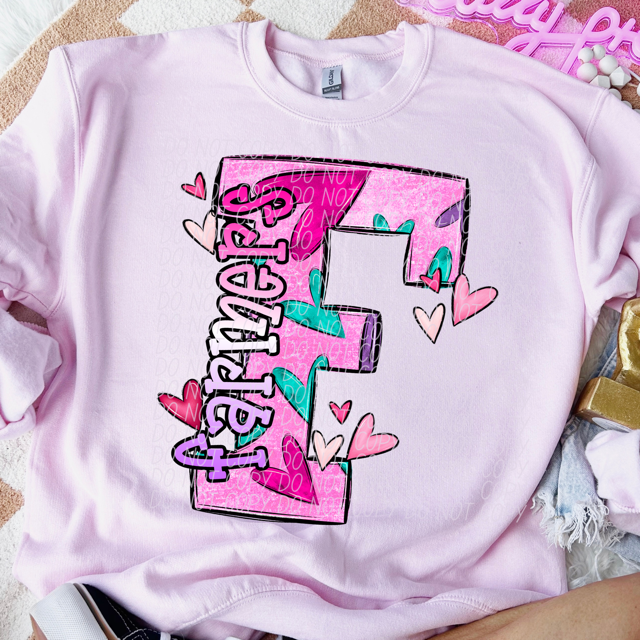 Valentine's Day Mascots DTF Print