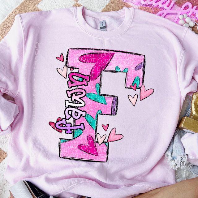 Valentine's Day Mascots DTF Print