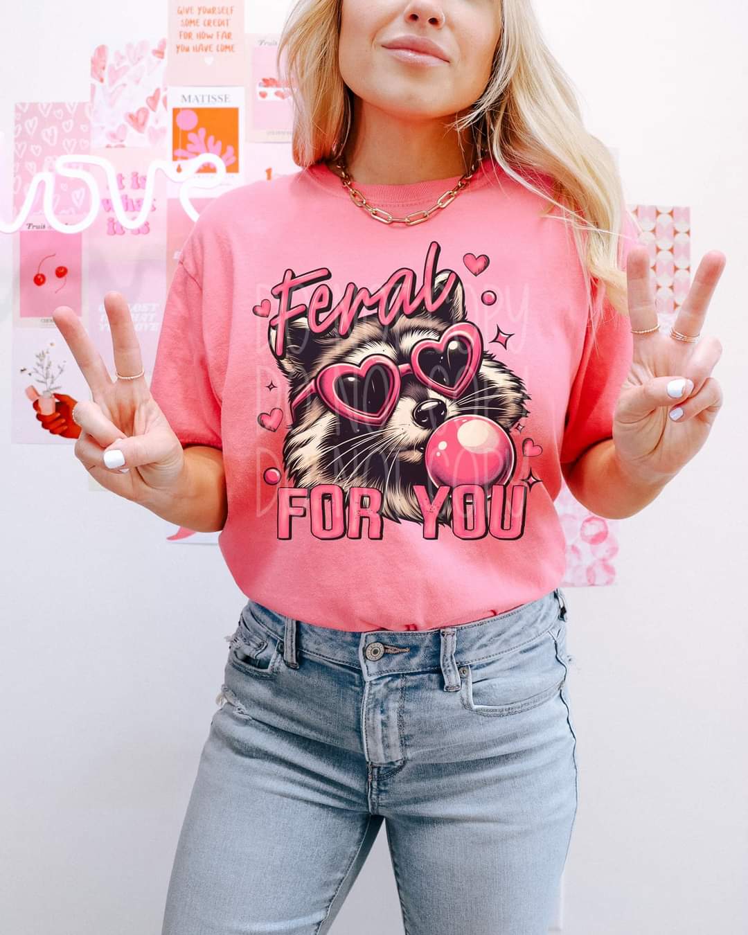 Feral for You DTF Print