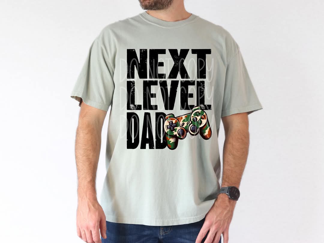 Next Level Dad DTF Print
