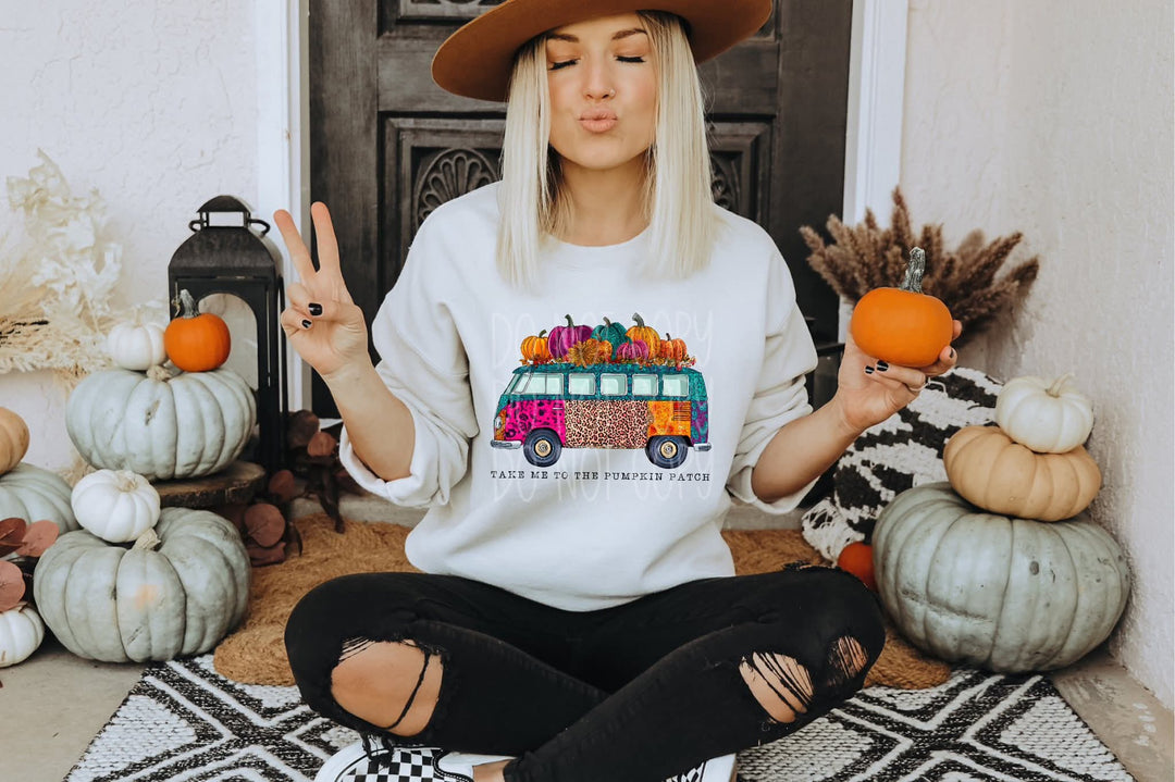 Take me to the Pumpkin Patch DTF Print