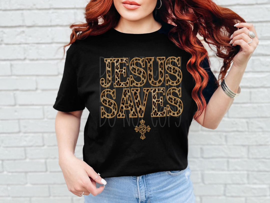 Jesus Saves DTF Print