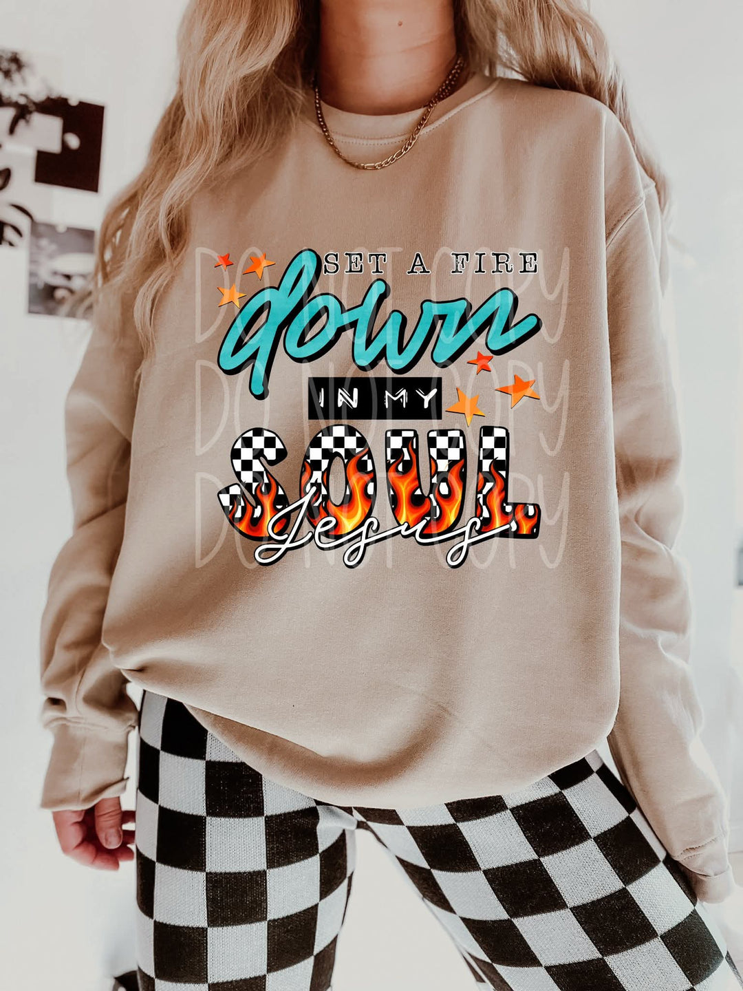 Down in my Soul Jesus DTF Print