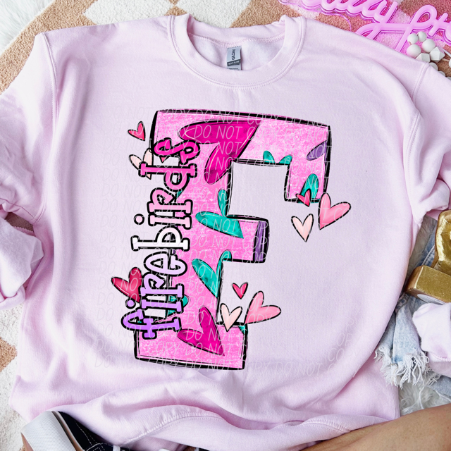 Valentine's Day Mascots DTF Print