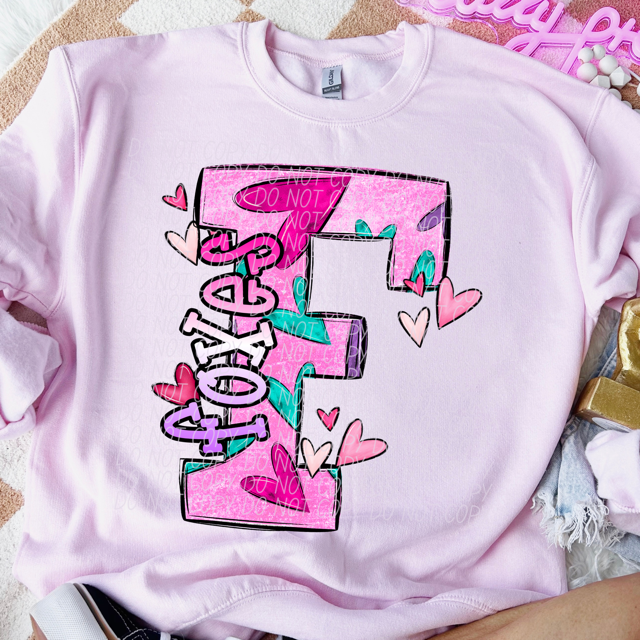 Valentine's Day Mascots DTF Print