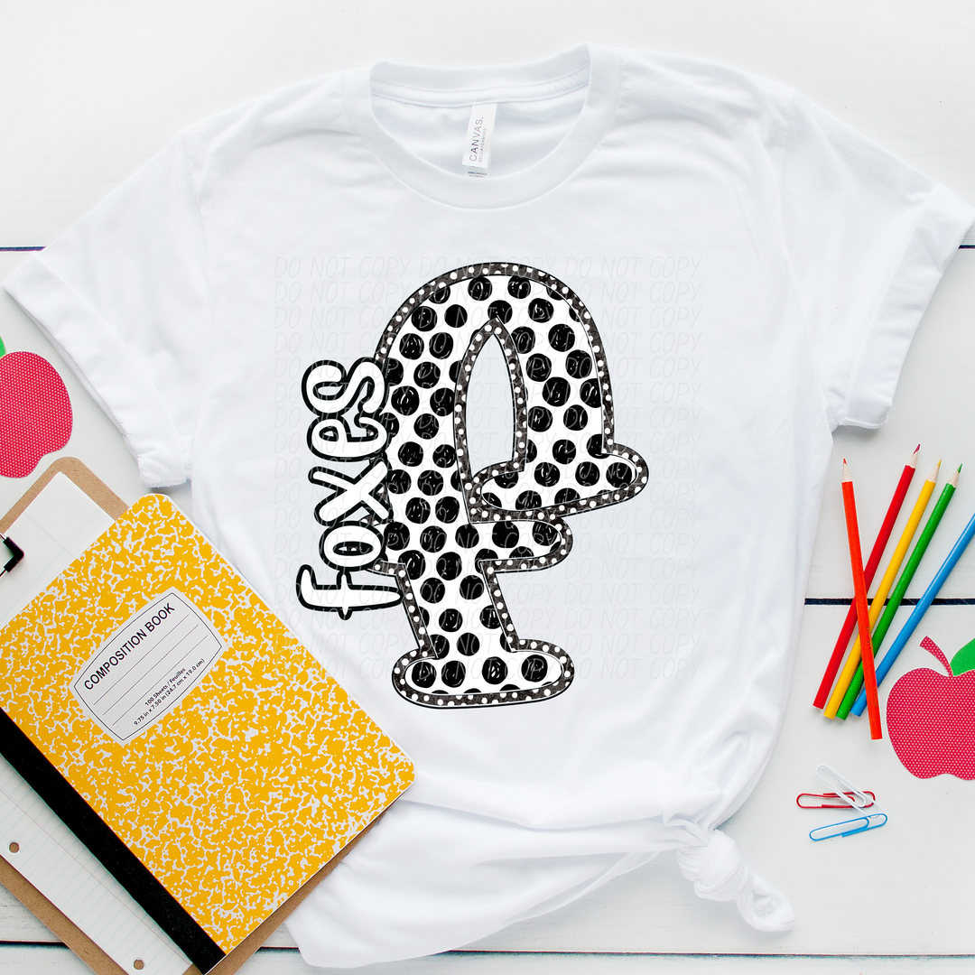 Polka Dot Mascots Youth DTF Print