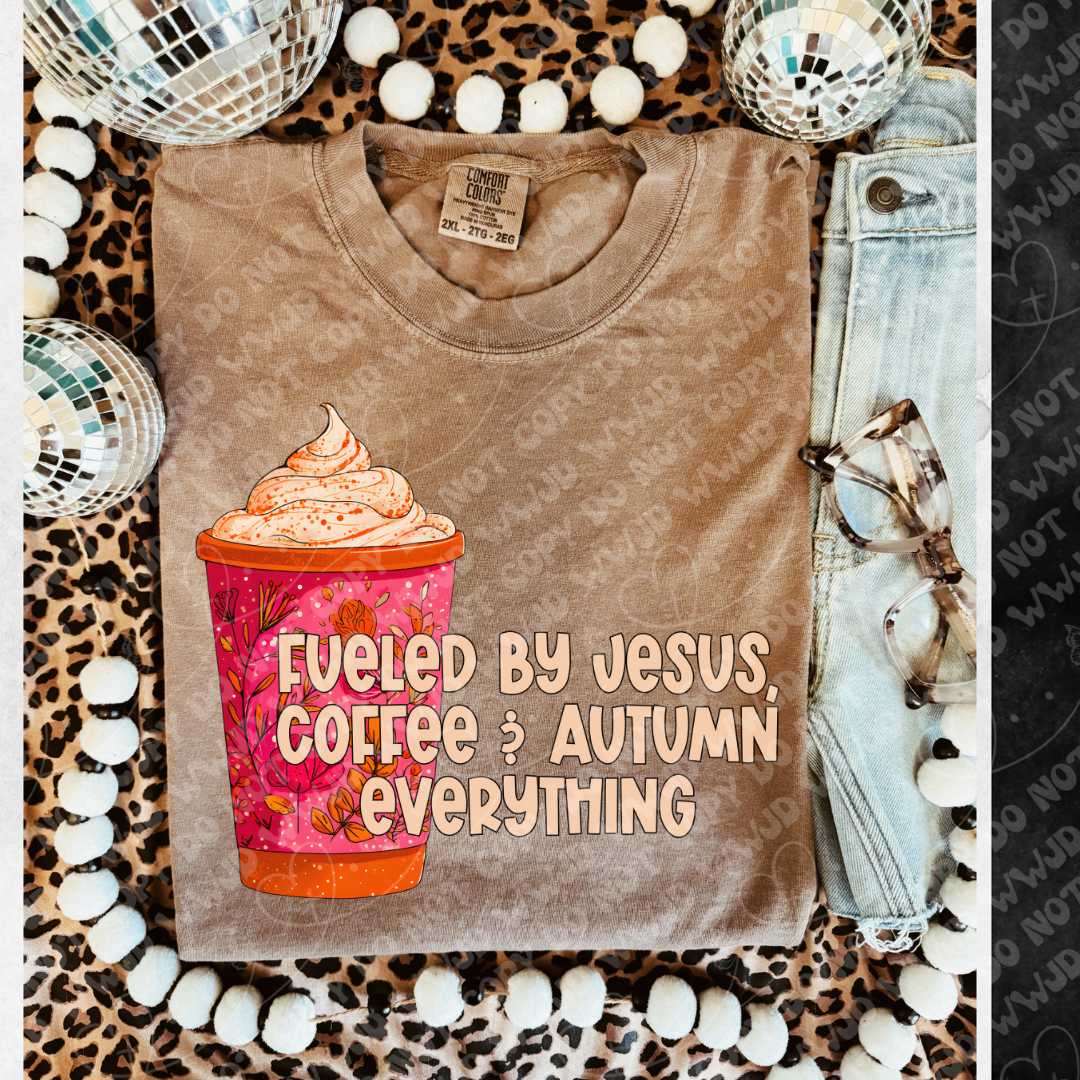 Fueled By Jesus DTF Print