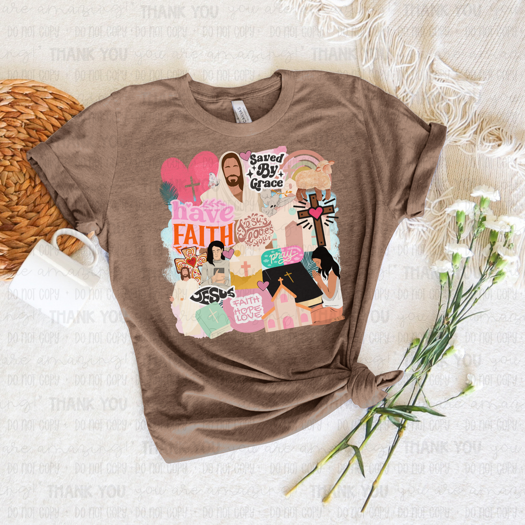 Faith Collage DTF Print