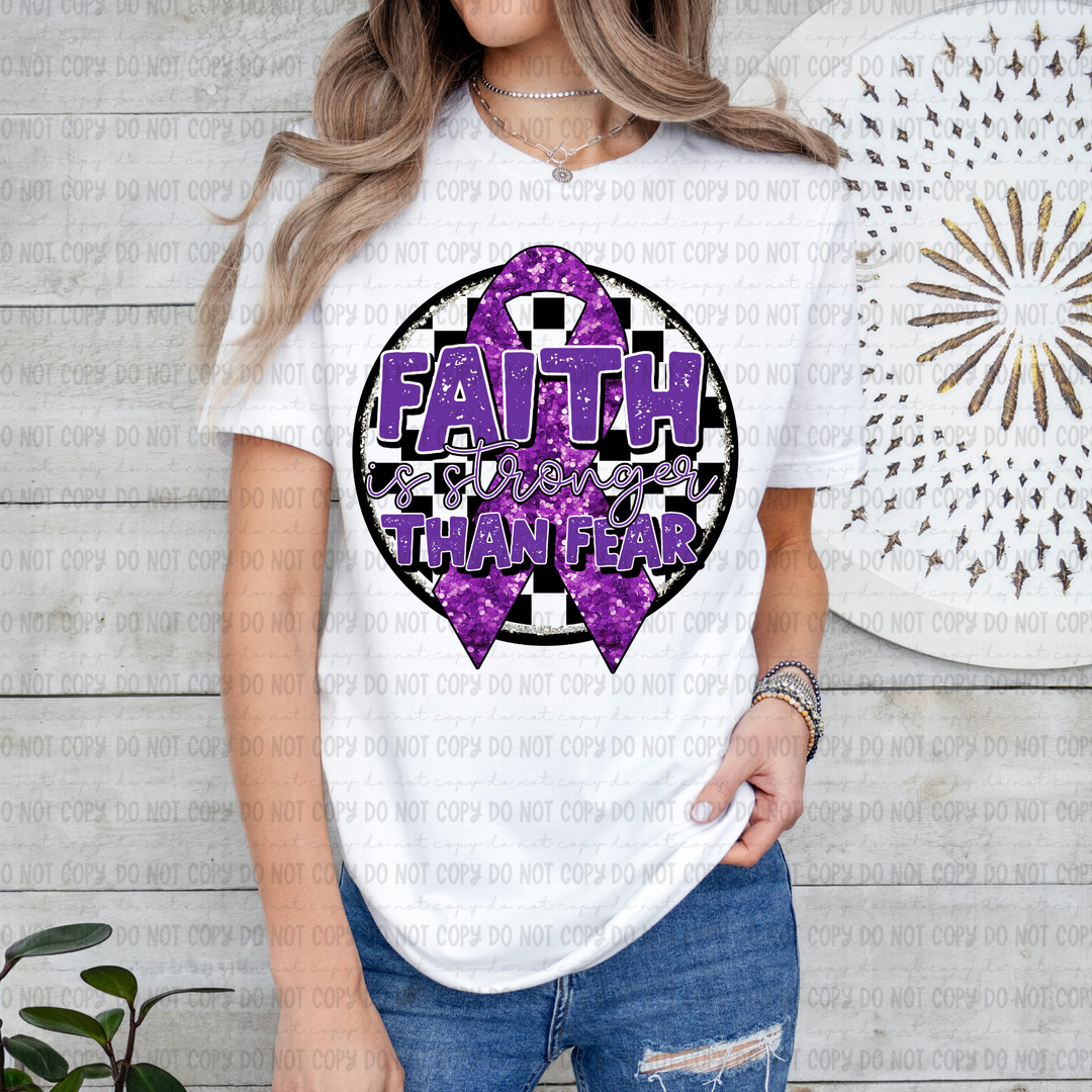 Faith is Stronger DTF Print