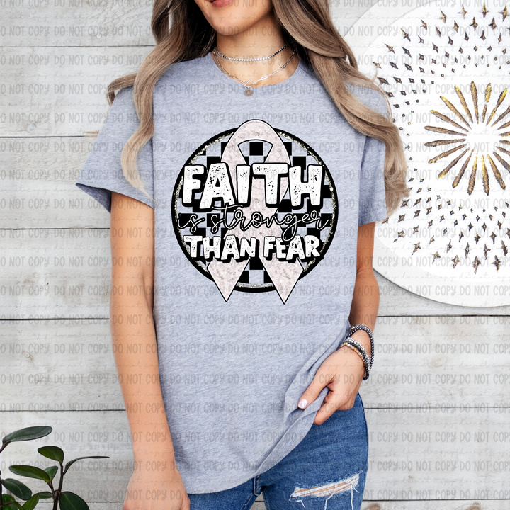 Faith is Stronger DTF Print